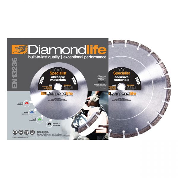 Diamond Saw Blade For Abrasive Material Specialist Range AAX