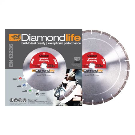 General Masonry Diamond Saw Blade - Diamond Life Classic Range GM10 - Global Diamond Tools