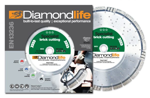 Global Diamond’s BCX Specialist Brick Cutting blade